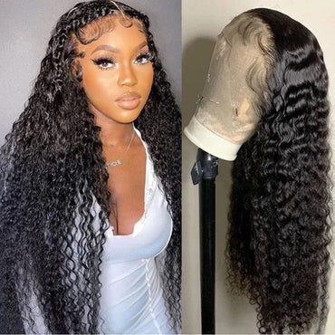 13X4 Real Human Hair Wigs Pre Plucked Transparent Lace Wigs With Baby Hair 180% Density - Perismoda Hair