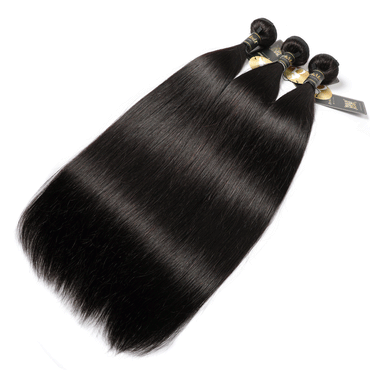 3 Bundles Straight Hair 12A Grade  Peruvian Virgin Human Hair