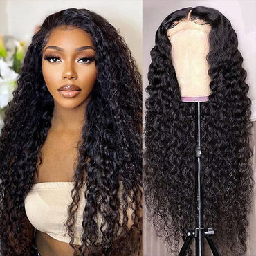 Perismoda Brazilian 180% Density Human Hair Wigs Water Wave 13x4 Lace Front Wigs Human Hair