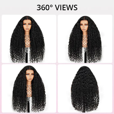 Perismoda 300% Density Spanish Curly 13X4 Lace Front Wig Virgin Human Hair Pre Plucked HD Lace Wigs