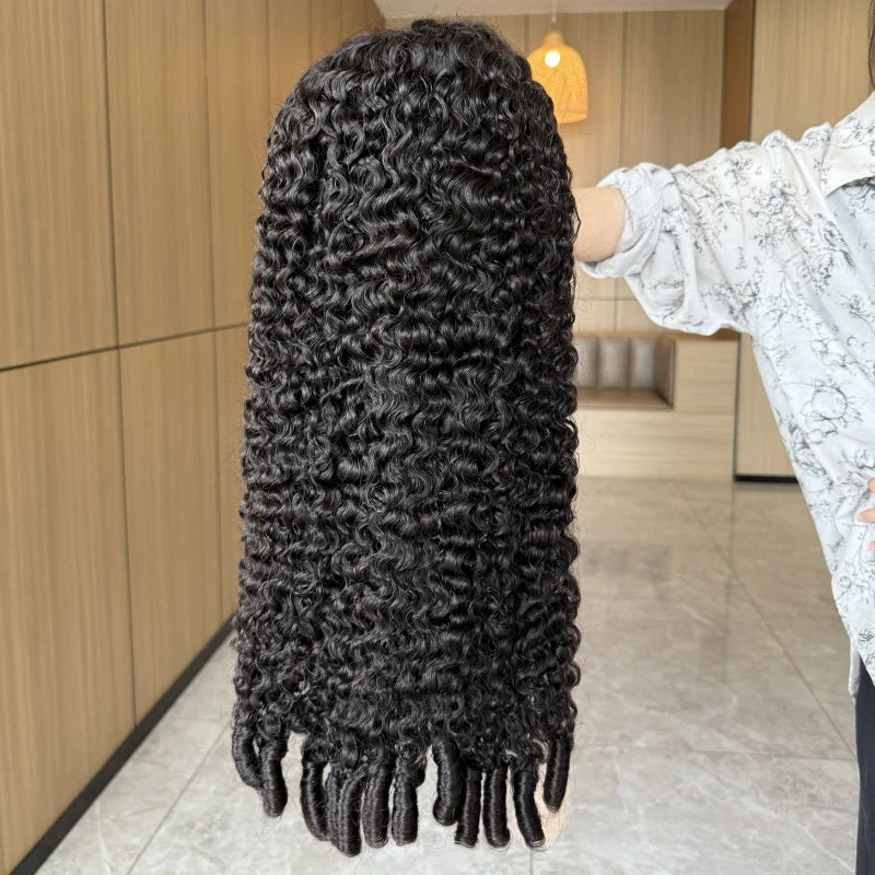 Perismoda Pre-Bleached Wear Go Glueless Wig 5x5 13x6 Burmese Curly HD Lace Front Wigs 210%