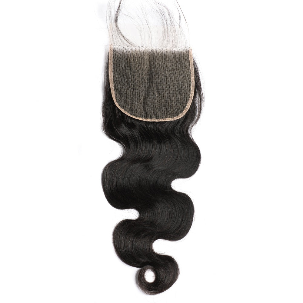 Perismoda Body Wave 5x5 Transparent HD Lace Closure Virgin Human Hair Frontal Closure