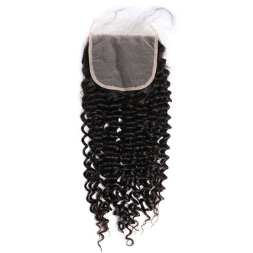 Perismoda Curly Wave 5x5 Transparent HD Lace Closure Virgin Human Hair Frontal Closure