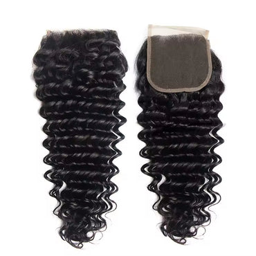 Perismoda Deep Wave 5x5 Transparent HD Lace Closure Virgin Human Hair Frontal Closure