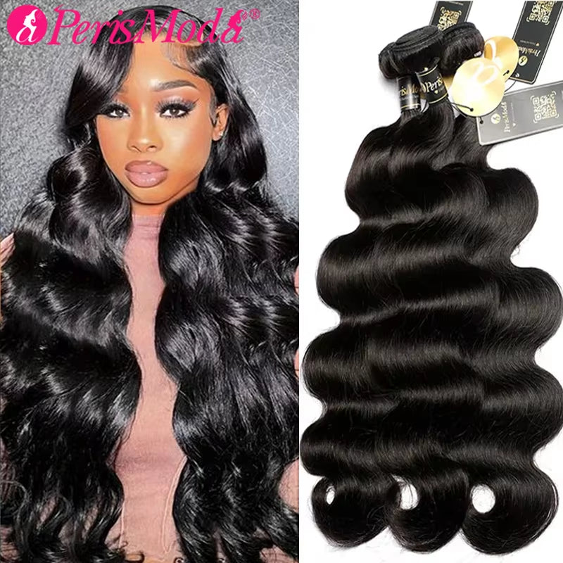 Malaysian 100% human Hair 3 Bundles Body Wave Hair Bundles