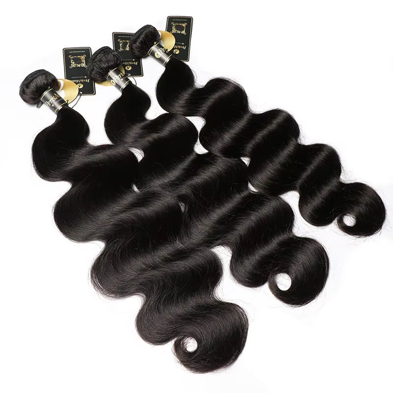 Malaysian 100% human Hair 3 Bundles Body Wave Hair Bundles