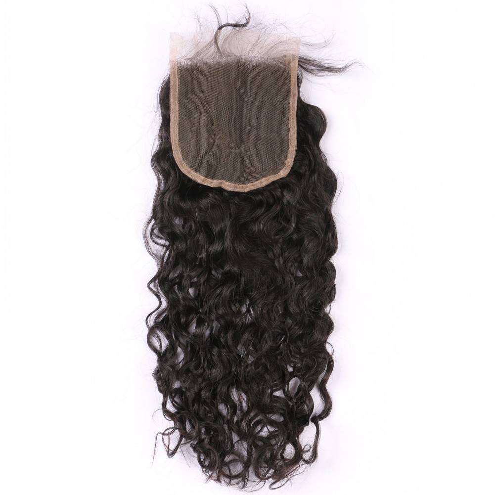 Perismoda Water Wave 5x5 Transparent HD Lace Closure Virgin Human Hair Frontal Closure