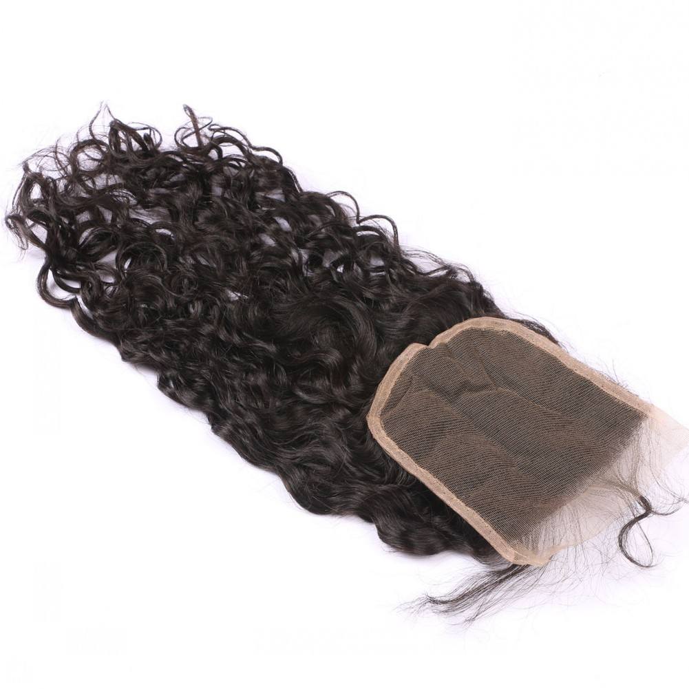 Perismoda Water Wave 5x5 Transparent HD Lace Closure Virgin Human Hair Frontal Closure