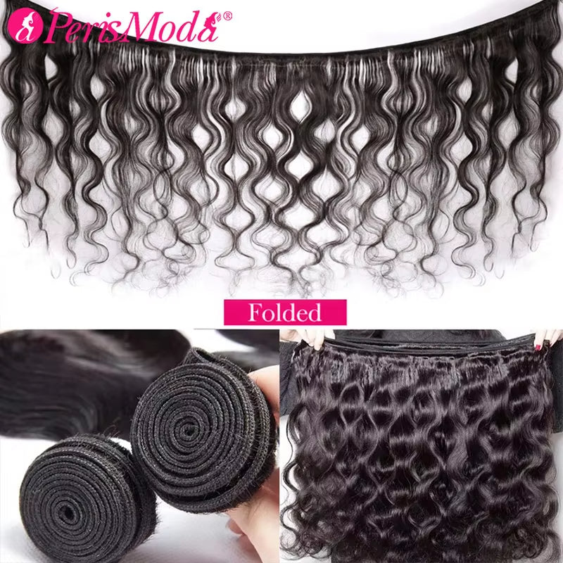 Malaysian 100% human Hair 3 Bundles Body Wave Hair Bundles