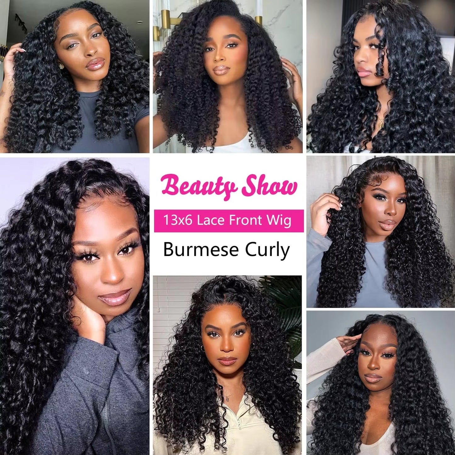 Perismoda Burmese Curly Hair 3 Bundles With 5x5 Lace Closure Brazilian Human Hair