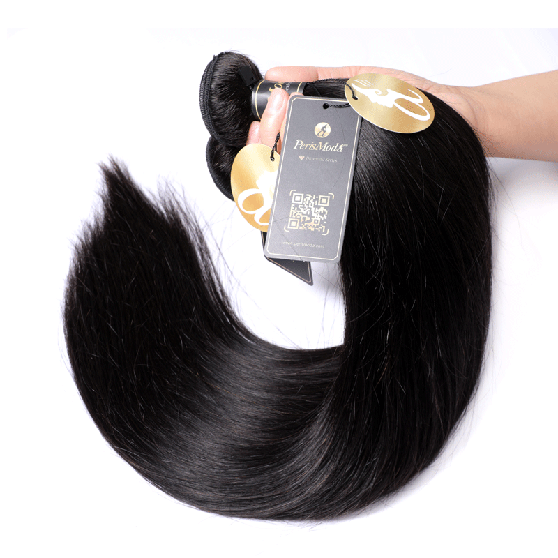 3 Bundles Straight Hair 12A Grade Peruvian Virgin Human Hair