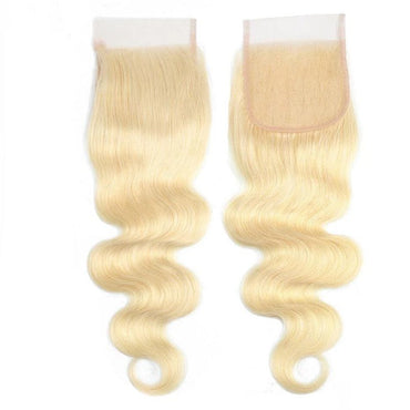 Body Wave 4x4 HD Lace Closure #613 Blonde Color Human Hair - Perismoda Hair