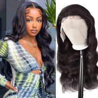 Body Wave Human Hair Wigs 13x4 Transparent Lace Front Wig Natural Hairline