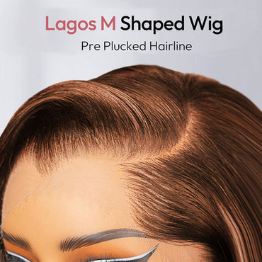 Perismoda M Hairline #4 Dark Brown Body Wave 13x6 HD Lace Front Wigs Lagos Hairline Wigs