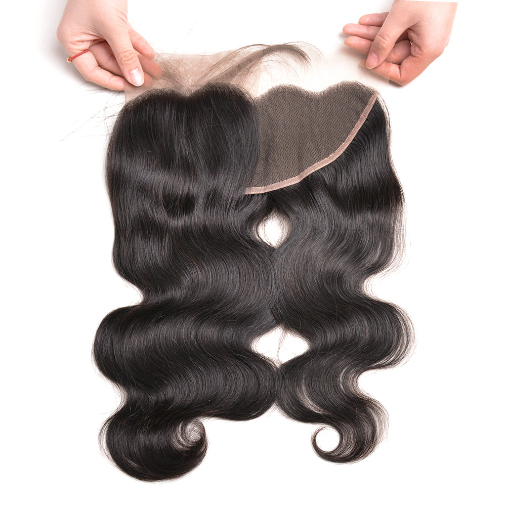 Perismoda Body Wave 13x4 HD Lace Frontal Peruvian Virgin Hair Ear to Ear Lace Frontal Closure