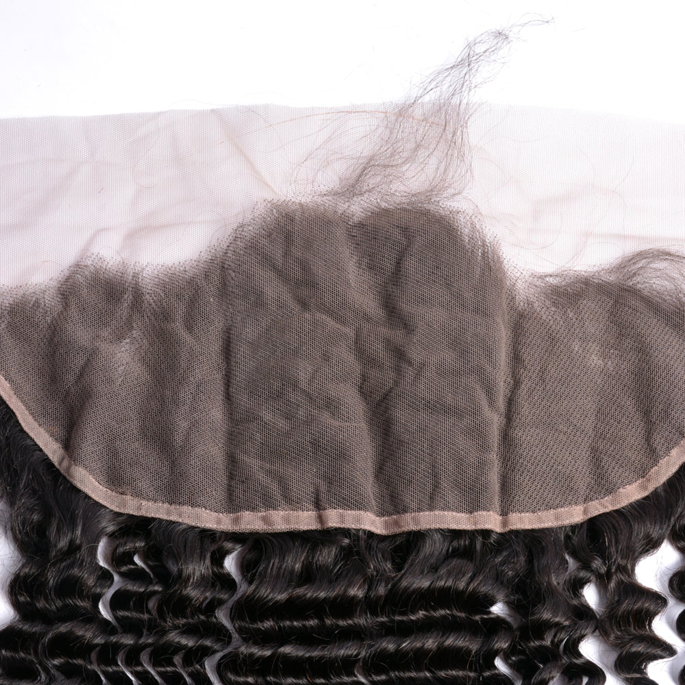 Perismoda13x6 HD Lace Frontal Kinky Curly Ear to Ear Lace Frontal Closure Natural Hairline
