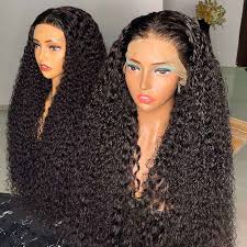 Perismoda Curly Wave 13x6 Lace Frontal Wig Human Hair Thick Density Invisible HD Lace Wig