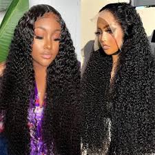 Perismoda Curly Wave 13x6 Lace Frontal Wig Human Hair Thick Density Invisible HD Lace Wig