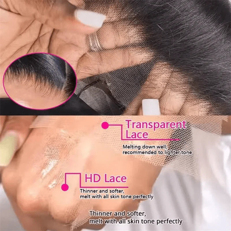 Perismoda Burmese Curly Lace Frontal Wigs HD Transparent Human Hair Wigs 180%