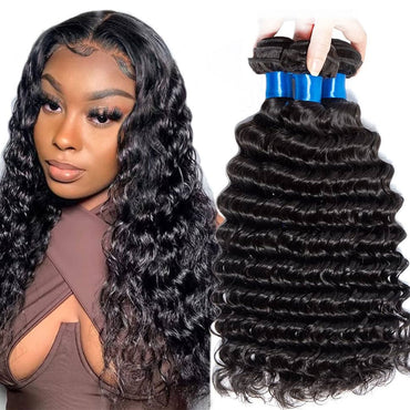 Peruvian Virgin Human Hair Deep Wave 3 Bundles - Perismoda Hair