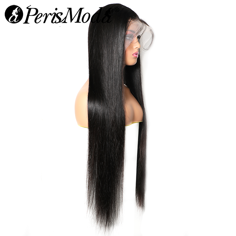 13x6 Straight Lace Front Wig Human Hair 180% Density Breathable Lace Wig Natural Hairline