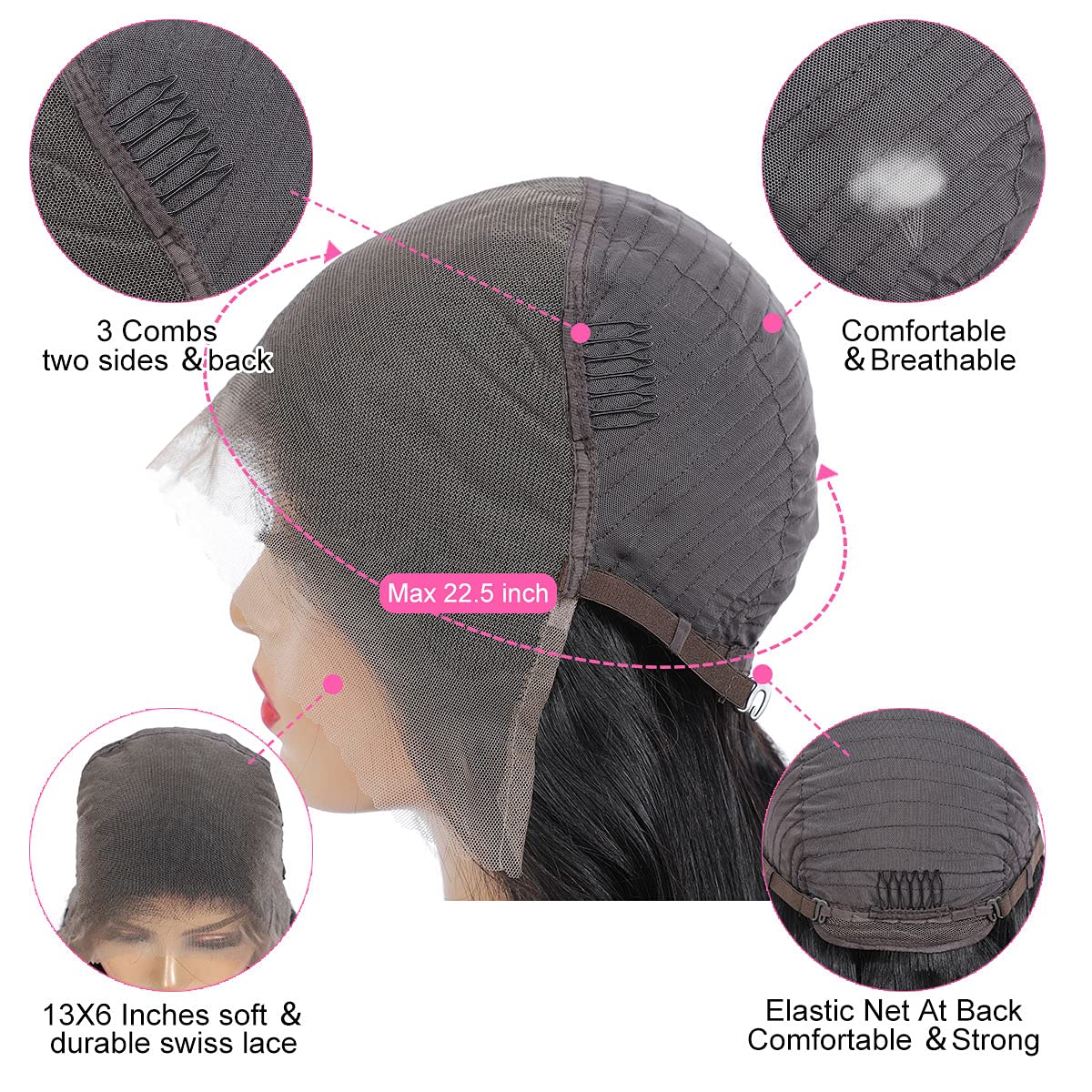 Virgin Human Hair Loose Deep Wave Wig 13x6 Lace Frontal Transparent Melt Lace Wig 12A - Perismoda Hair