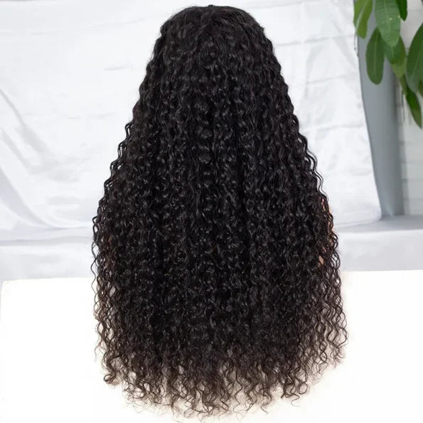 Perismoda 300% Density Water Wave Transparent Lace Front Wigs Virgin Human Hair 13x4 Frontal Lace Wig For Women