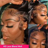 13x6 Body Wave Lace Front Wigs Human Hair 180 Density