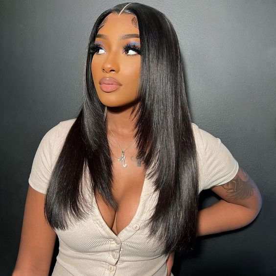 Perismoda Trendy Layered Cut Butterfly Haircut Pre-plucked 5x5/7x5 Closure Glueless Lace Wig 100% Human Hair