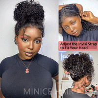 Perismoda Hair Invisible Strap 360 Lace Bleached Knot Pre-Cut Lace Deep Wave Wig