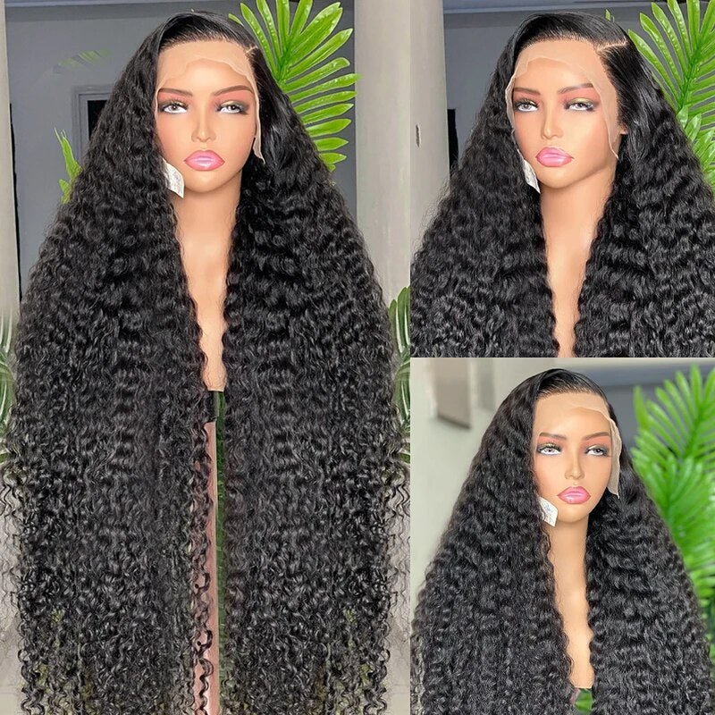 100$ Off Human Hair 13x4 HD Lace Frontal Wig Curly human hair wig 180% Density - Perismoda Hair