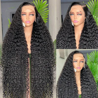 100$ Off Human Hair 13x4 HD Lace Frontal Wig Curly human hair wig 180% Density - Perismoda Hair