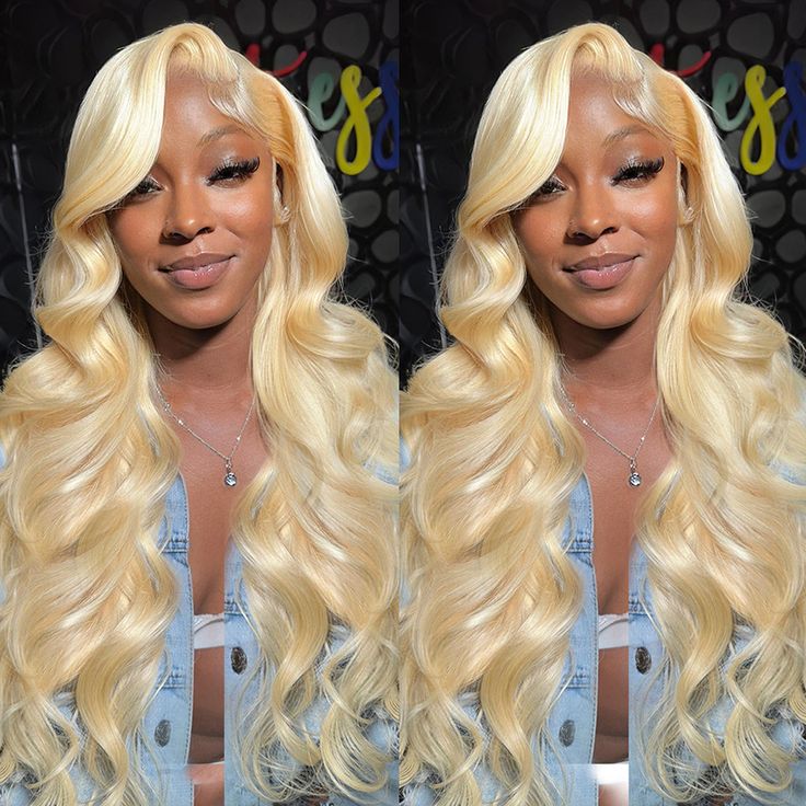 Perismoda Pre Plucked 13*4 Body Wave Transparent Lace Front Wig 613 Blonde Human Hair Wigs Natural Hairline