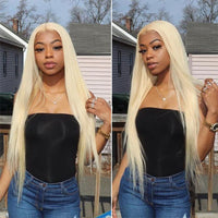 Perismoda 13x4 Lace Front Wig Straight Blonde 613 Human Hair Wigs For Women Cosplay Hair Pre Plucked