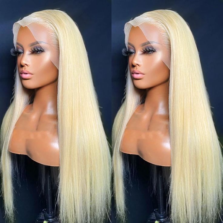 Perismoda 13x4 Lace Front Wig Straight Blonde 613 Human Hair Wigs For Women Cosplay Hair Pre Plucked