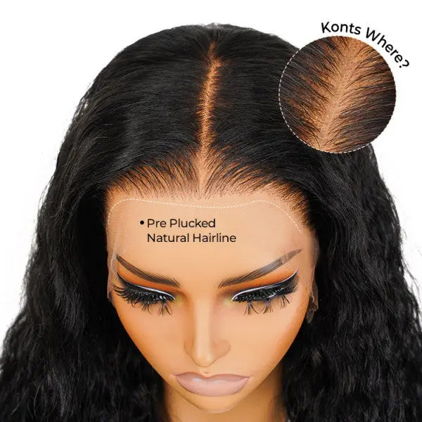 Perismoda 300% Density Spanish Curly 13X4 Lace Front Wig Virgin Human Hair Pre Plucked HD Lace Wigs