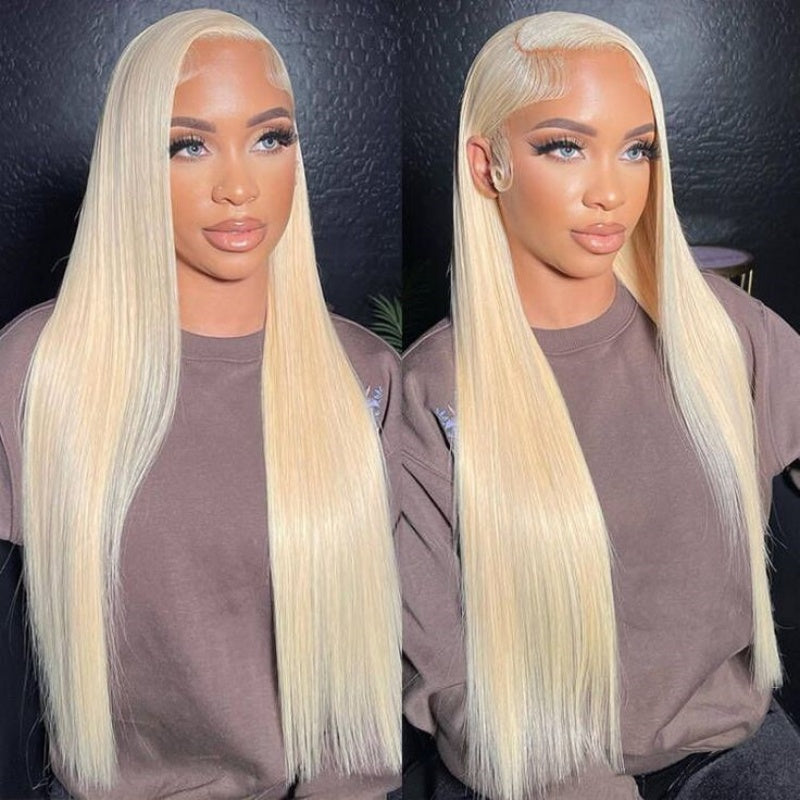 Perismoda 13x4 Lace Front Wig Straight Blonde 613 Human Hair Wigs For Women Cosplay Hair Pre Plucked