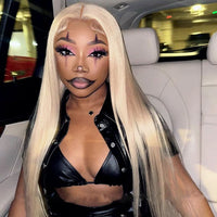 Perismoda 13x4 Lace Front Wig Straight Blonde 613 Human Hair Wigs For Women Cosplay Hair Pre Plucked