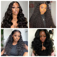 13X4 Real Human Hair Wigs Pre Plucked Transparent Lace Wigs With Baby Hair 180% Density - Perismoda Hair
