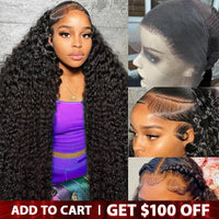 13x4 Transparent Lace Malaysian Virgin Curly Wig With Bleached Invisible Knots 180% Density - Perismoda Hair