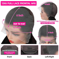 Perismoda P4/27 Highlight Wig Body Wave 13x6 HD Transparent Lace Front Human Hair Wigs