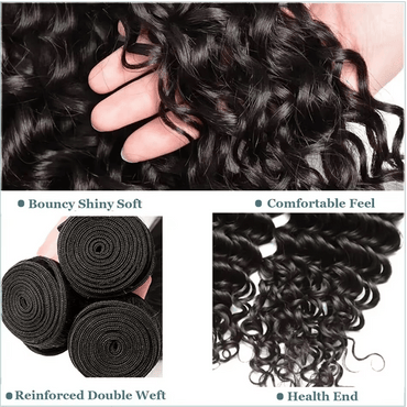 16A Curly Wave Human Hair Bundles Unprocessed Virgin Hair Extensions For Women - Perismoda Hair