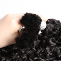 16A Human Braiding Hair Burmese Curly Bulk Hair for Boho Braids - Perismoda Hair