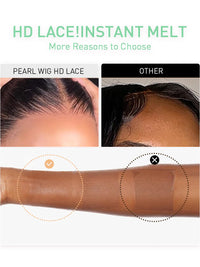 Perismoda Kinky Straight 5X5 Invisible Knot Ready to go Glueless HD Lace Virgin Human Hair Wig