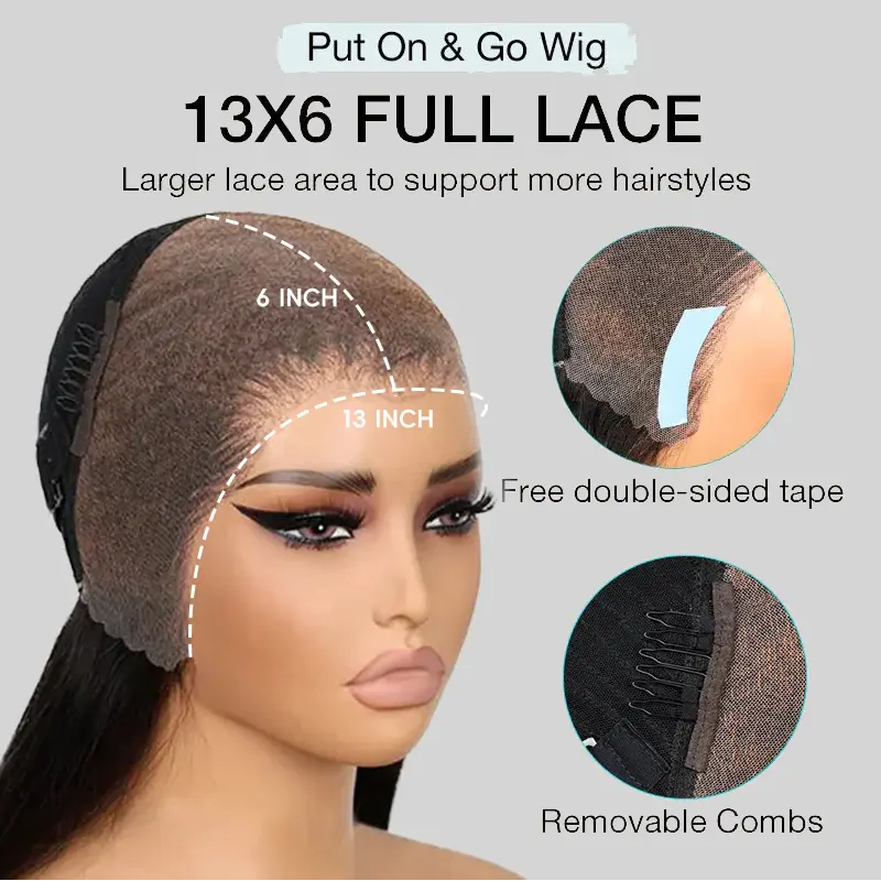 Perismoda 613 Blonde Hair Silky Straight 13x6 Lace Frontal Wigs Human Hair