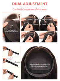 Perismoda 1B/30 Highlight Colored Body Wave 13x4 Lace Human Hair Balayaga Wigs