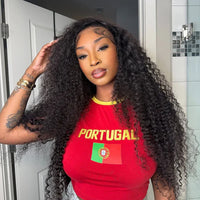 Perismoda 13X6 Deep Wave Lace Frontal Wigs Human Hair Natural Black Invisible HD Lace Wig Super Sale