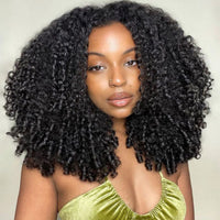 Perismod Burmese Curly 13X4 Lace Frontal Wigs Transparent Human Hair