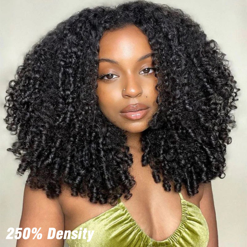 Perismoda Burmese Curly 13X4 HD Lace Frontal Wigs 250% Density Upgrade with Spriral Curls Human Hair