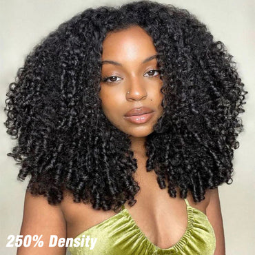 Perismoda Burmese Curly 13X4 HD Lace Frontal Wigs 250% Density Upgrade with Spriral Curls Human Hair